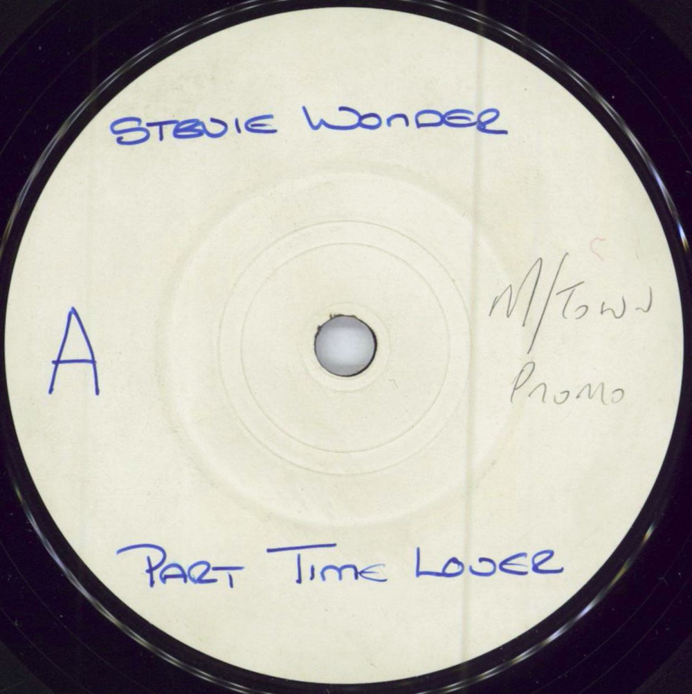 Stevie Wonder Part-Time Lover - Test Pressing UK 7" vinyl single (7 inch record / 45) ZB40351