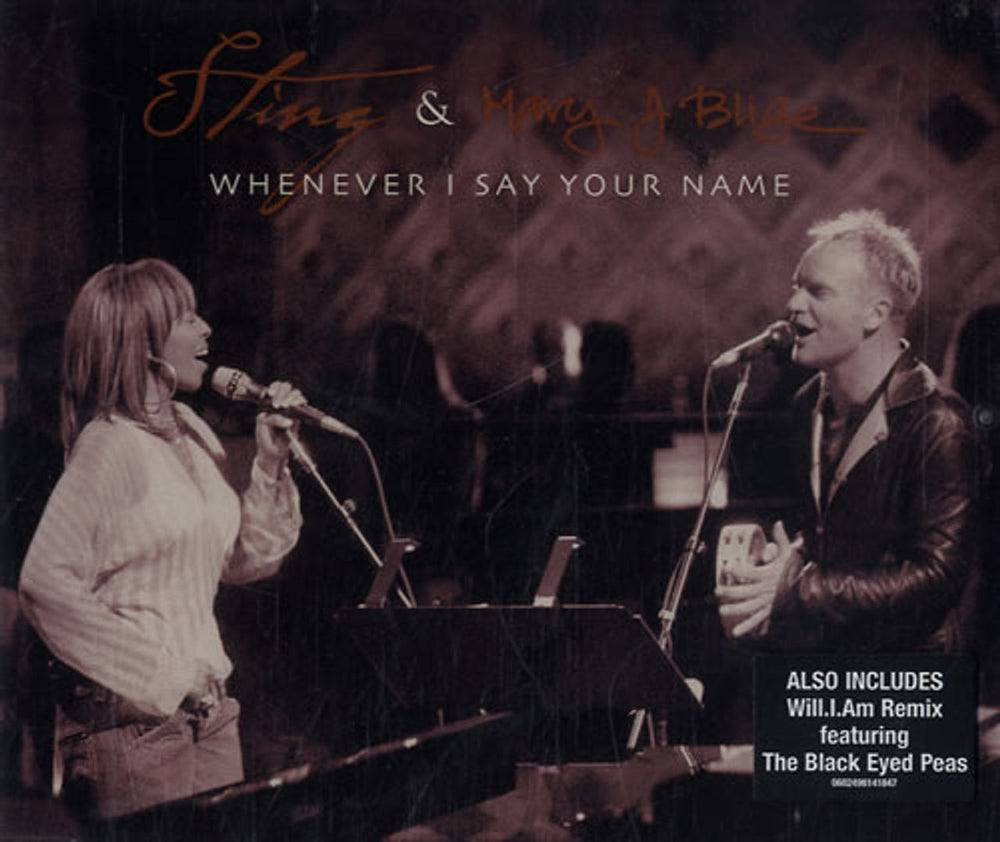 Sting Whenever I Say Your Name Dutch CD single (CD5 / 5") 0602498141847