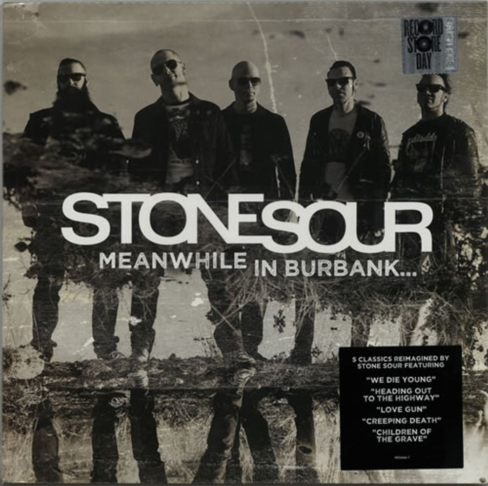 Stone Sour Meanwhile In Burbank... - White Vinyl - Sealed UK 12" vinyl single (12 inch record / Maxi-single) RR3494-7