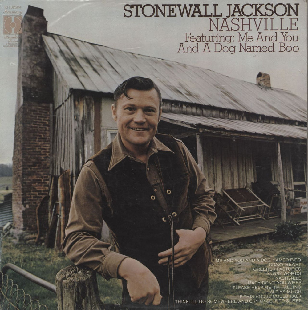 Stonewall Jackson Nashville US vinyl LP album (LP record) KH32584