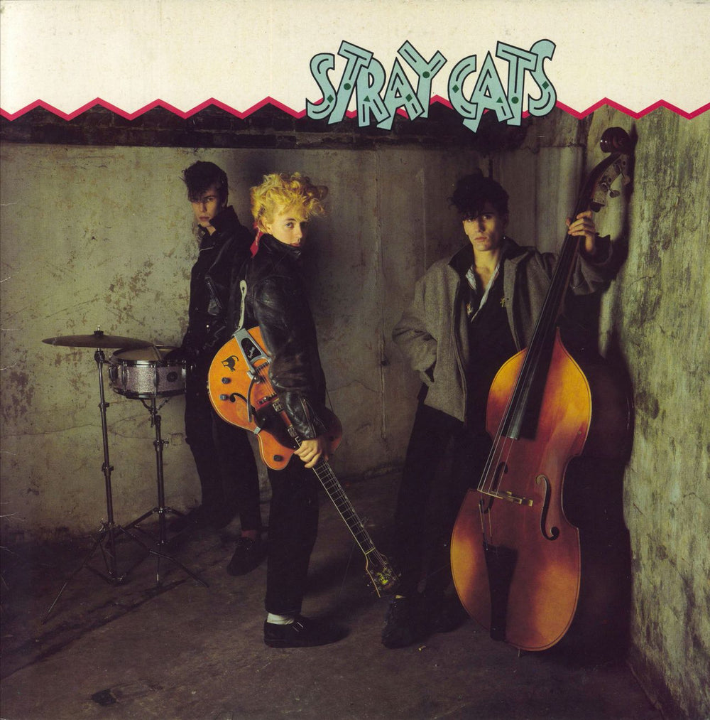 Stray Cats Stray Cats - EX UK vinyl LP album (LP record) STRAY1