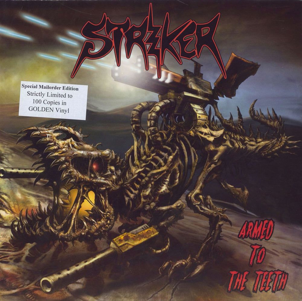 Striker Armed To The Teeth Austrian Promo vinyl LP album (LP record)