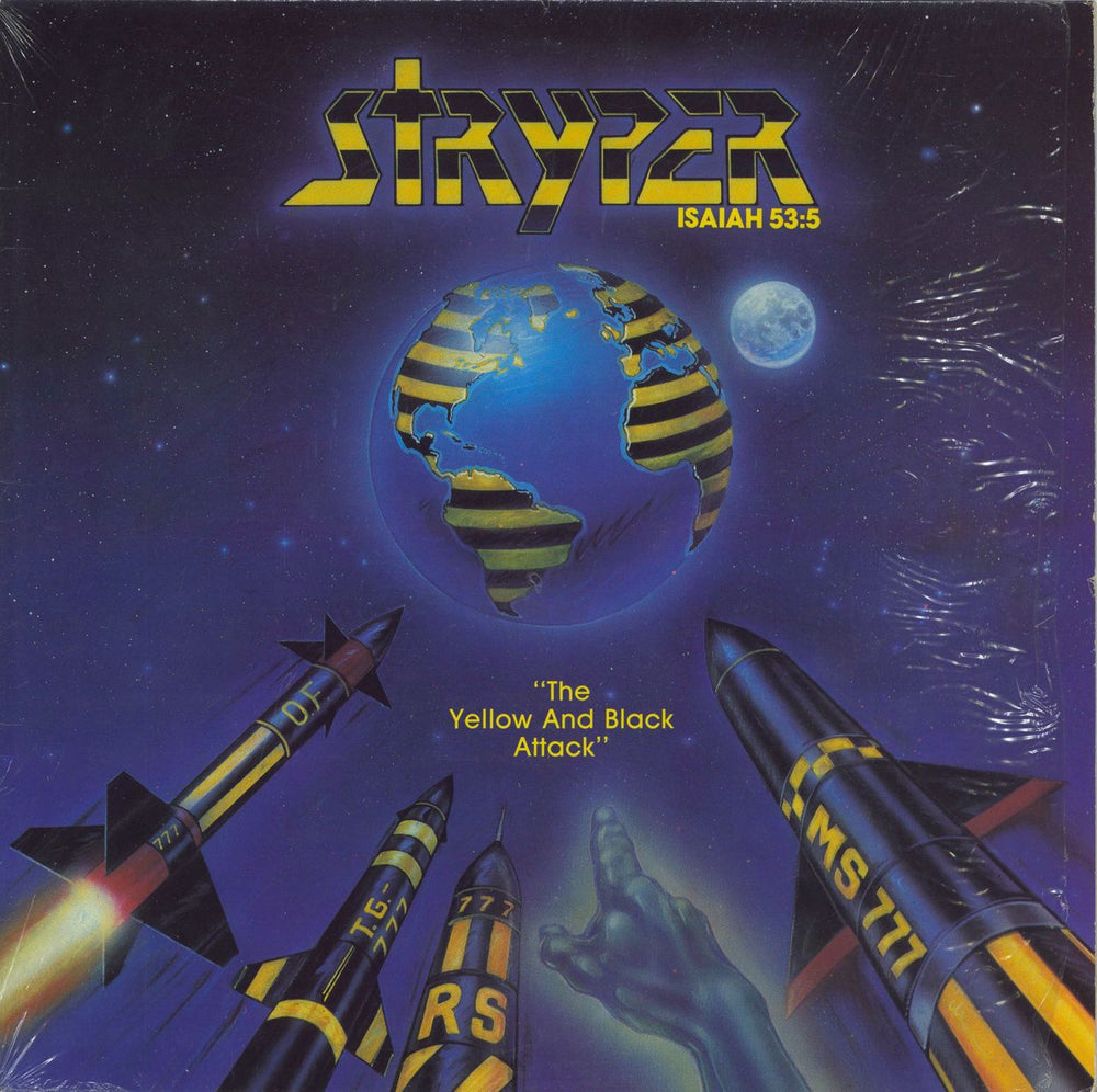 Stryper The Yellow And Black Attack - EP US 12" vinyl single (12 inch record / Maxi-single) E-1064