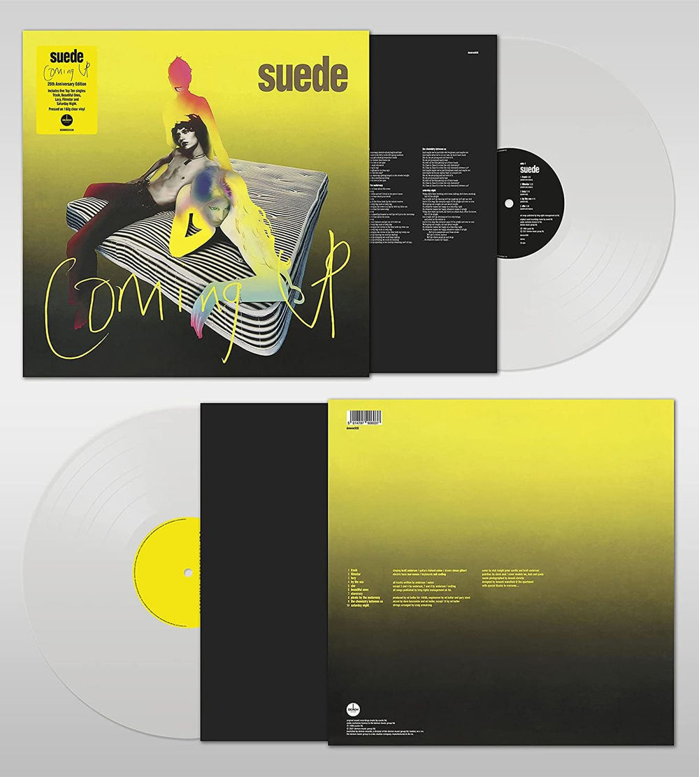Suede Coming Up - 25th Anniversary Edition - Clear - Sealed UK vinyl LP album (LP record) SUELPCO777620