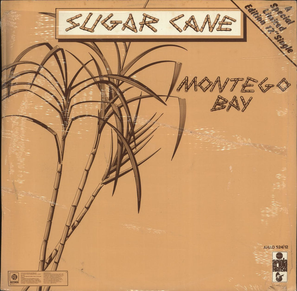 Sugar Cane Montego Bay UK 12" vinyl single (12 inch record / Maxi-single)