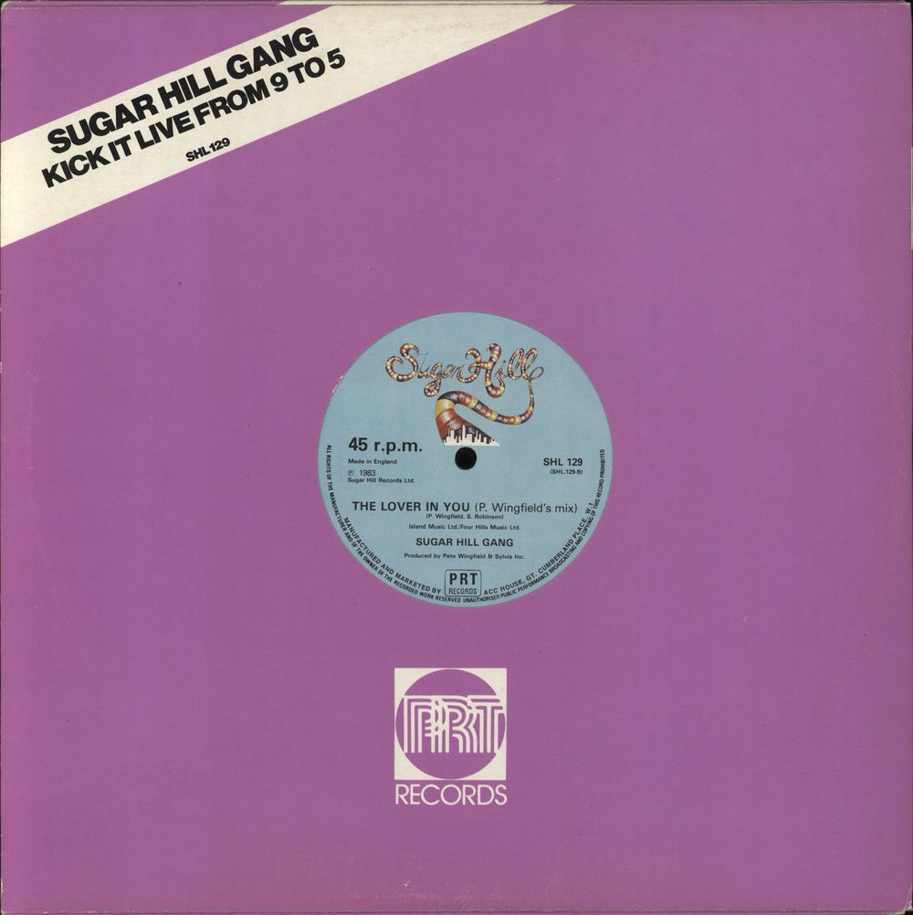 Sugarhill Gang Kick It Live From 9 To 5 UK 12" vinyl single (12 inch record / Maxi-single)