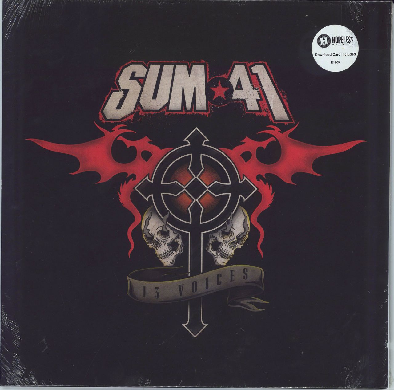 Sum 41 13 Voices - Black Vinyl - Sealed US vinyl LP album (LP record) HR2286-1