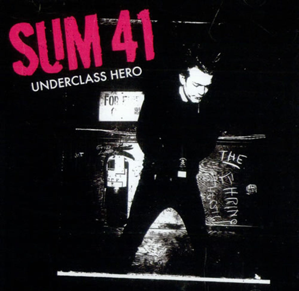 Sum 41 Underclass Hero US Promo CD single