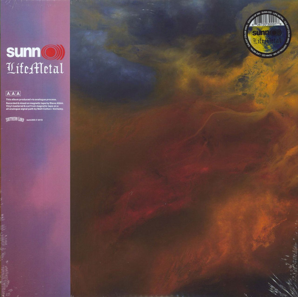 Sunn O))) Life Metal - Galaxy Vinyl US 2-LP vinyl record set (Double LP Album) SUNN300G