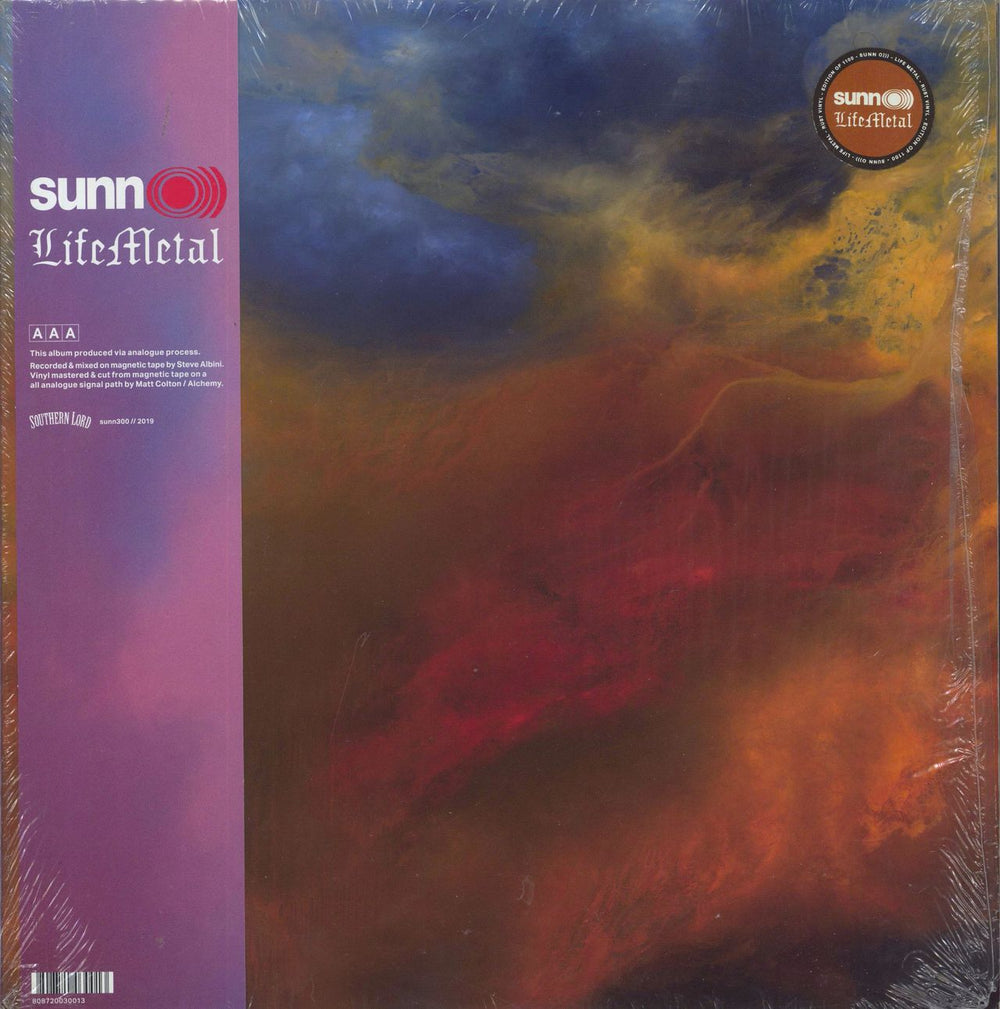 Sunn O))) Life Metal - Rust Vinyl US 2-LP vinyl record set (Double LP Album) SUNN300