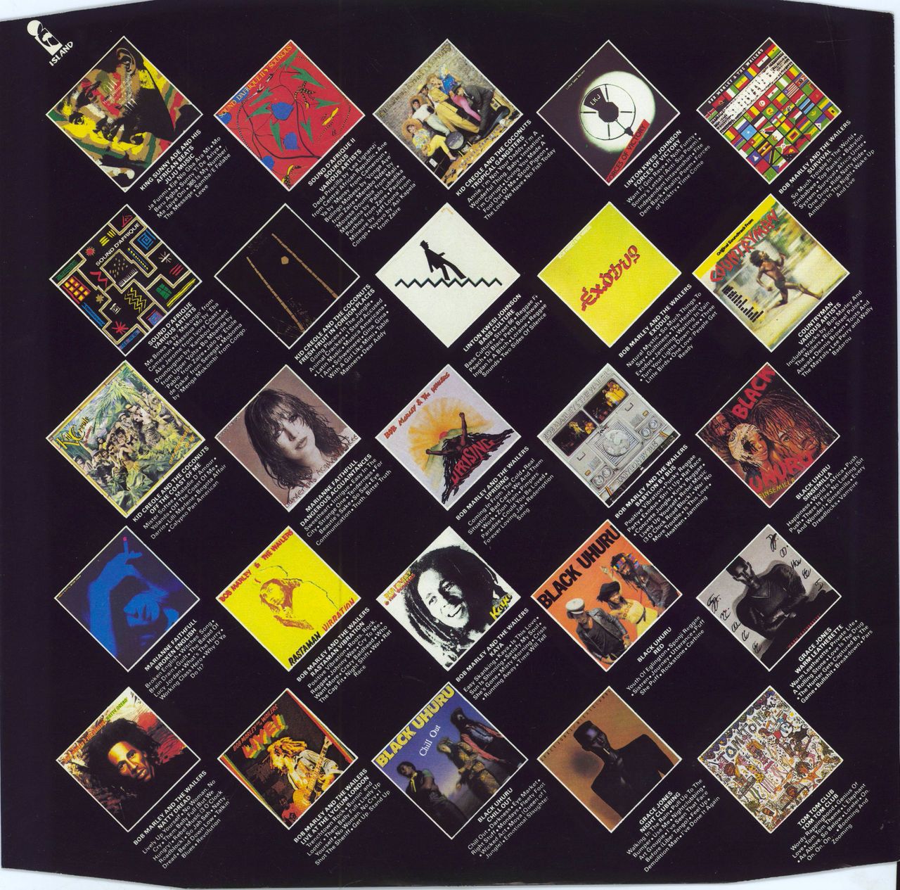 Sunny Adé Synchro System -Press Kit -Promo sticker UK Promo vinyl LP album (LP record)