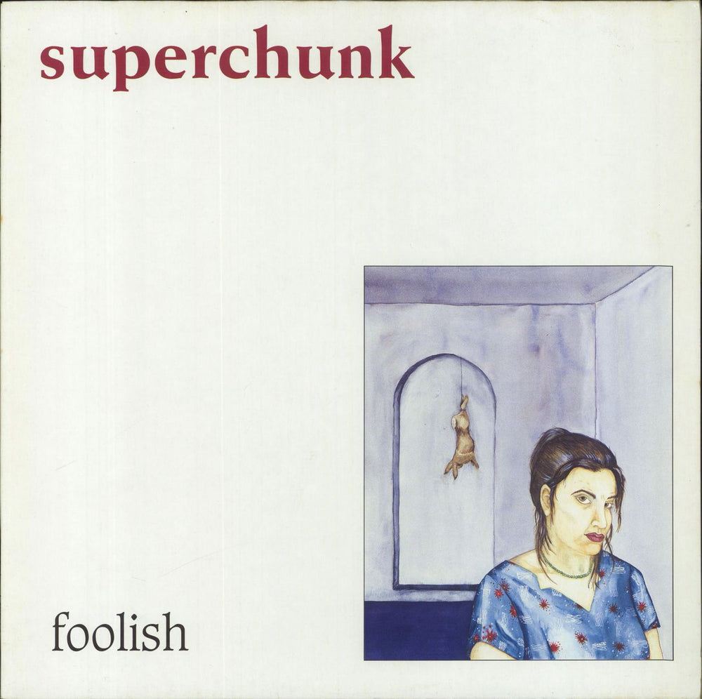 Superchunk Foolish - Blue Vinyl German vinyl LP album (LP record) EFA04938-1