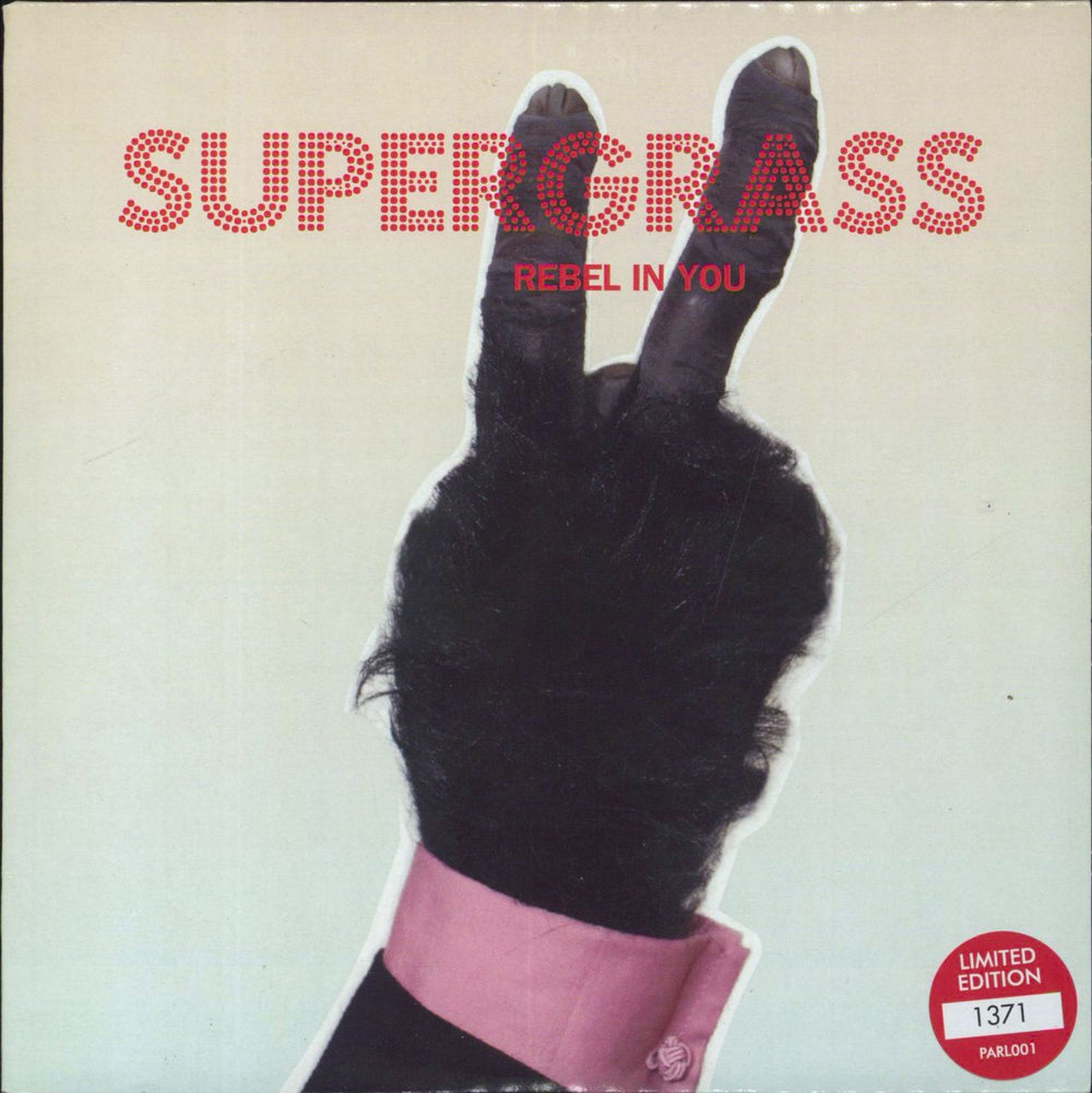 Supergrass Rebel In You UK 7" vinyl single (7 inch record / 45) PARL001