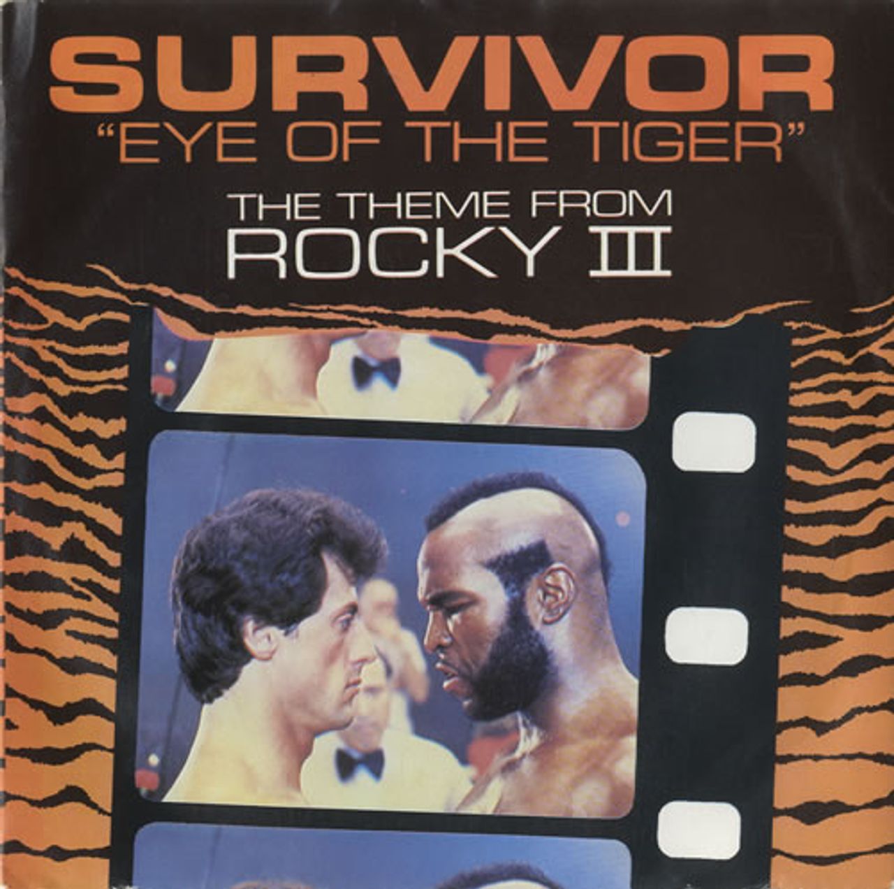 Survivor Eye Of The Tiger - P/S UK 7" vinyl single (7 inch record / 45) SCTA2411
