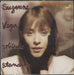 Suzanne Vega Solitude Standing - shrink + insert UK vinyl LP album (LP record) SUZLP2