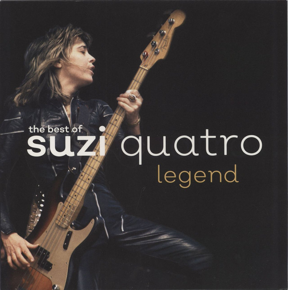 Suzi Quatro Legend - The Best Of UK 2-LP vinyl record set (Double LP Album) CRV1050