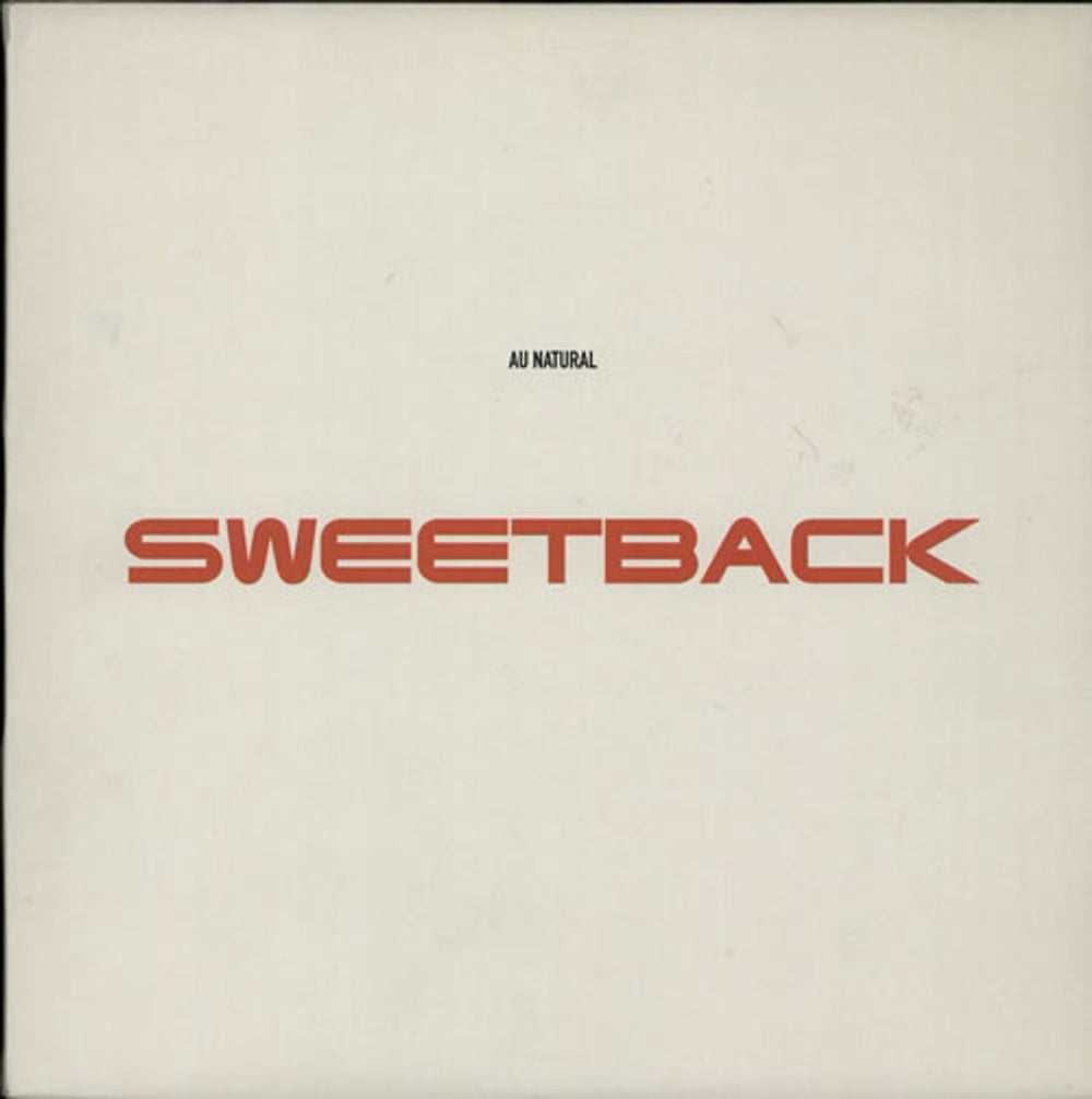 Sweetback Au Natural UK Promo 12" vinyl single (12 inch record / Maxi-single) XPR3155