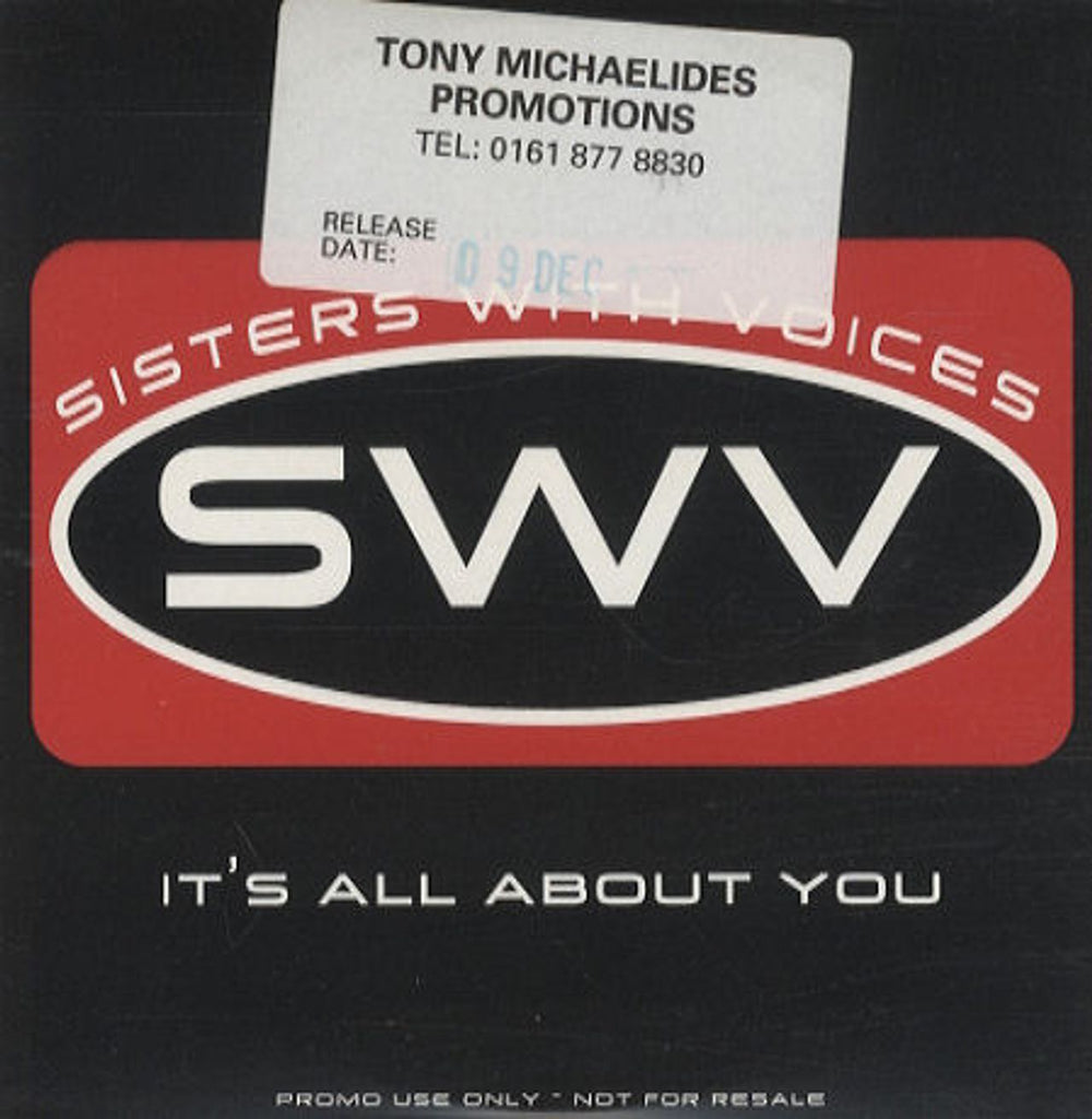 SWV It's All About You UK Promo CD single (CD5 / 5") SISTER2