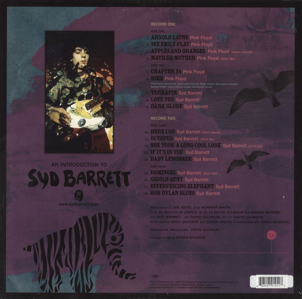 Syd Barrett An Introduction To Syd Barrett - RSD10 - 180gm Vinyl UK 2-LP vinyl record set (Double LP Album) 5099909850316