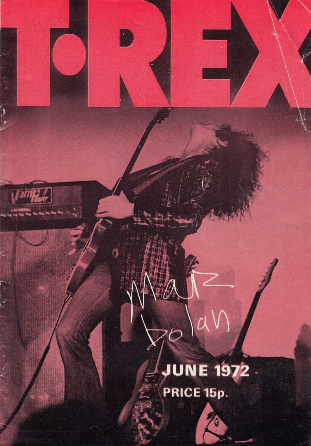 T-Rex / Tyrannosaurus Rex June 1972 UK tour programme TOUR PROGRAMME