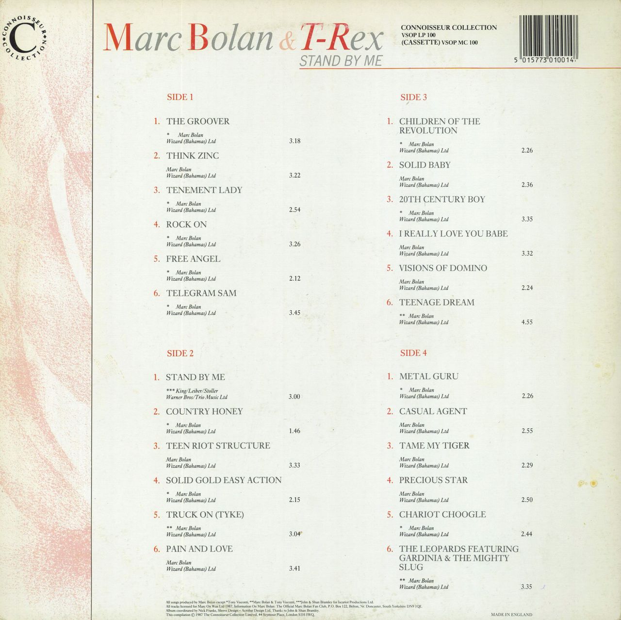 TRex / Tyrannosaurus Rex Stand By Me UK 2LP vinyl set —