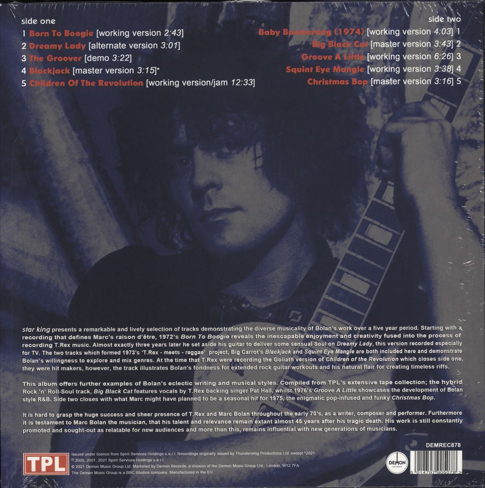 T-Rex / Tyrannosaurus Rex Star King - RSD21 - 180gram Red Vinyl UK vinyl LP album (LP record) 5014797905078