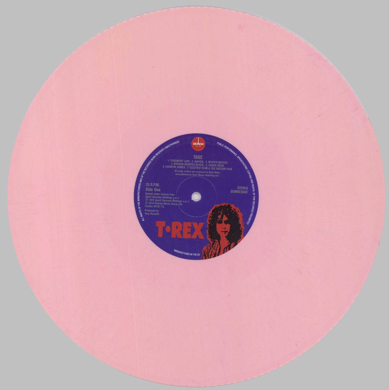 T Rex Tyrannosaurus Rex Tanx Pink Vinyl Uk Vinyl Lp — 6363