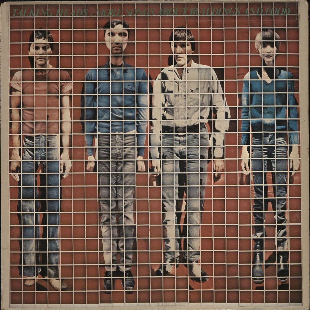 Talking Heads More Songs About Buildings And Food - Title Stickered UK vinyl LP album (LP record) K56531