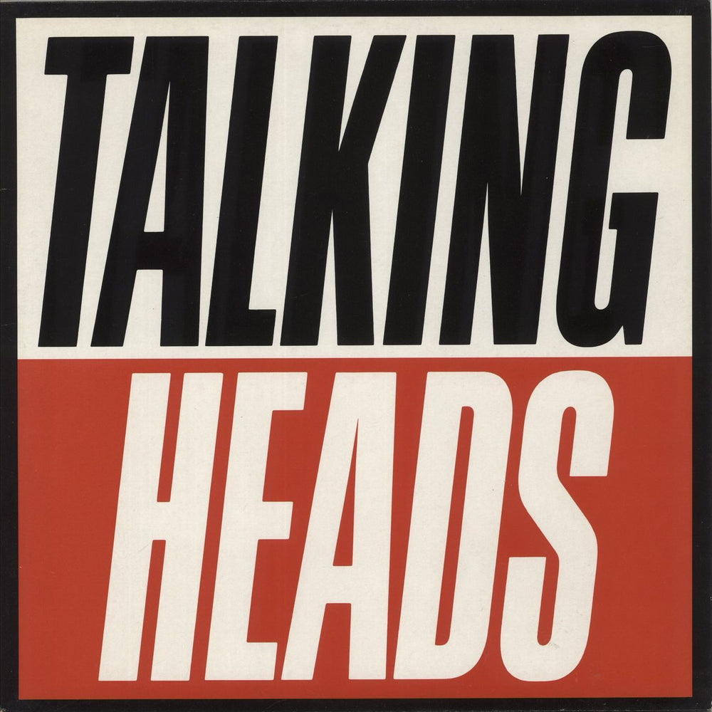 Talking Heads True Stories UK vinyl LP album (LP record) EU3511