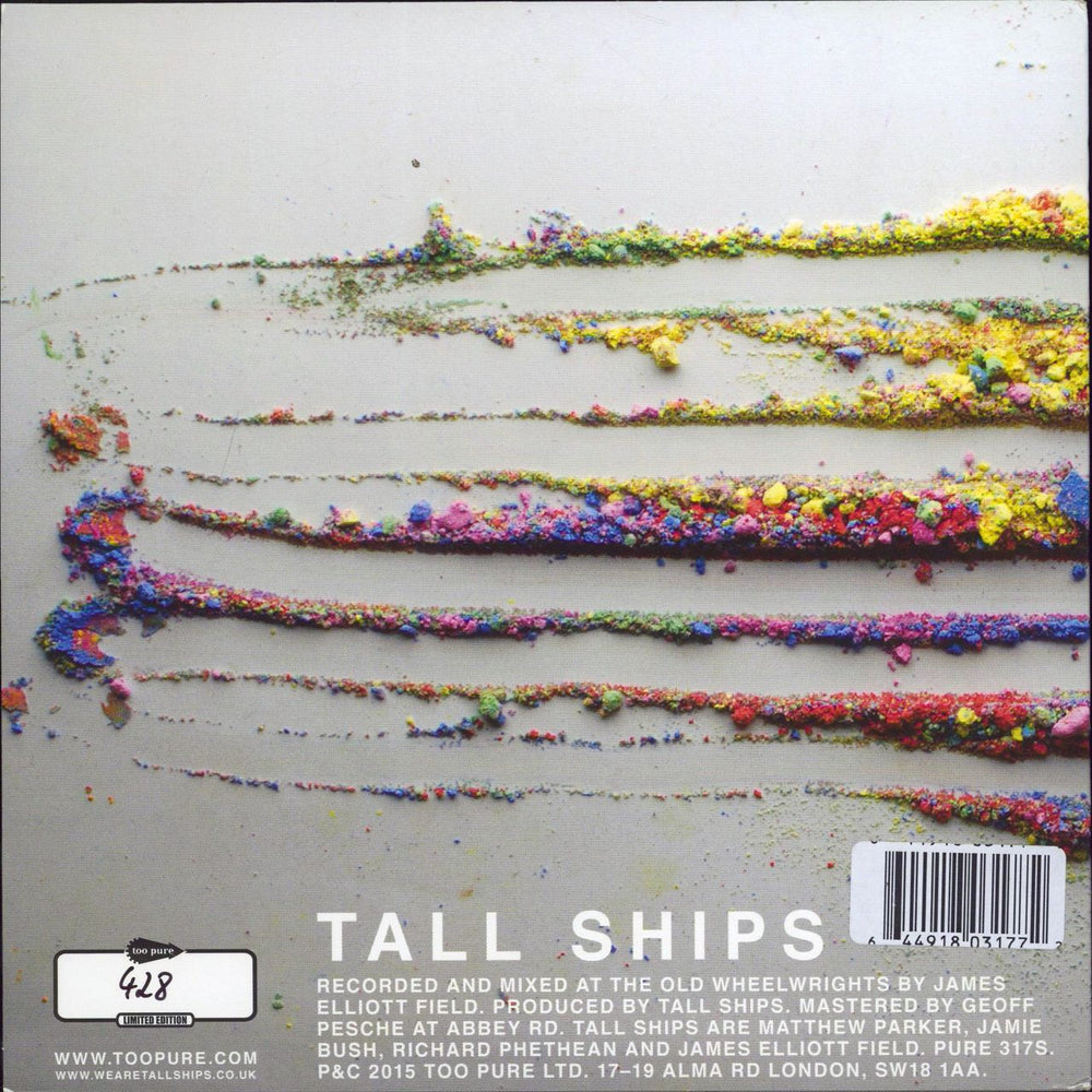 Tall Ships Will To Life - Numbered UK 7" vinyl single (7 inch record / 45) 644918031772