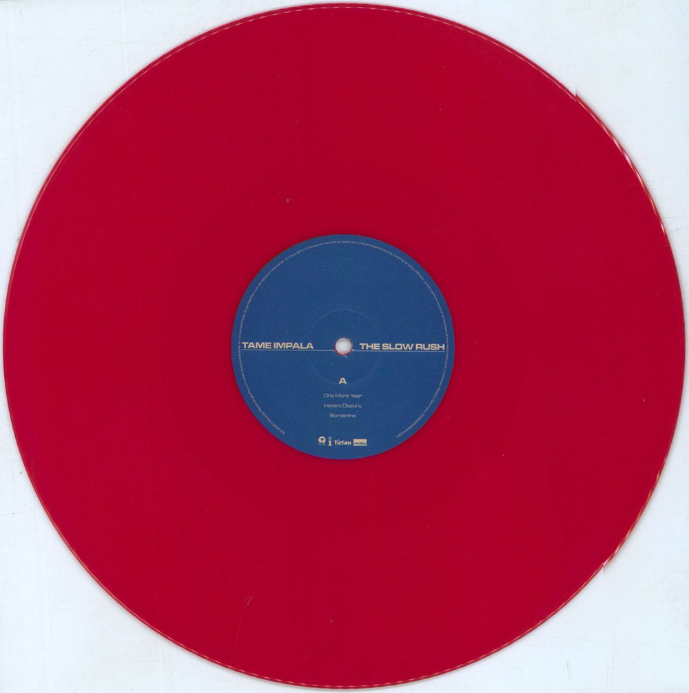 Tame Impala The Slow Rush - Red & Blue Vinyl + Bonus 7" + Shrink UK 2-LP vinyl record set (Double LP Album) X9V2LTH810213