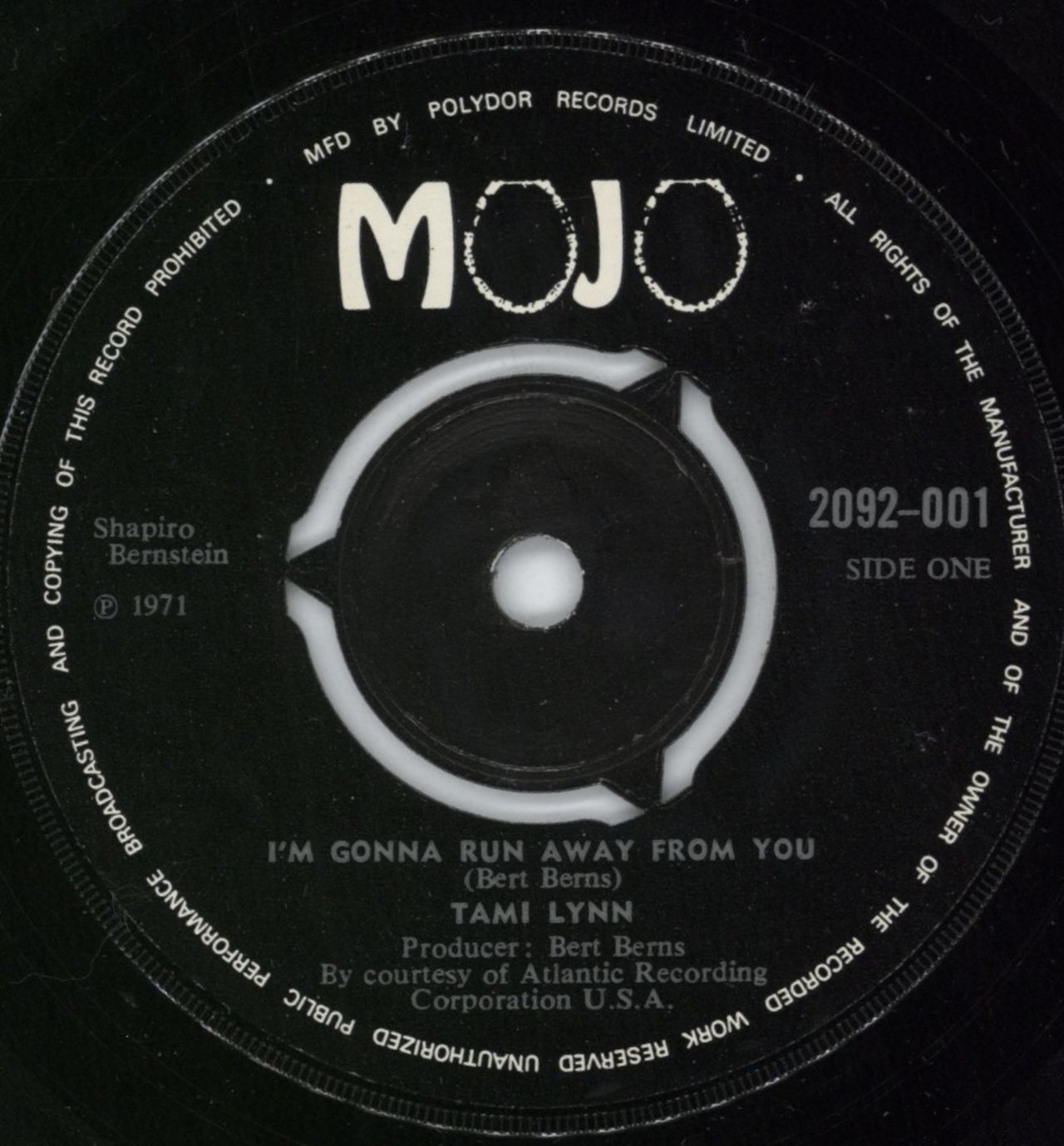 Tami Lynn I'm Gonna Run Away From You - 3pr UK 7