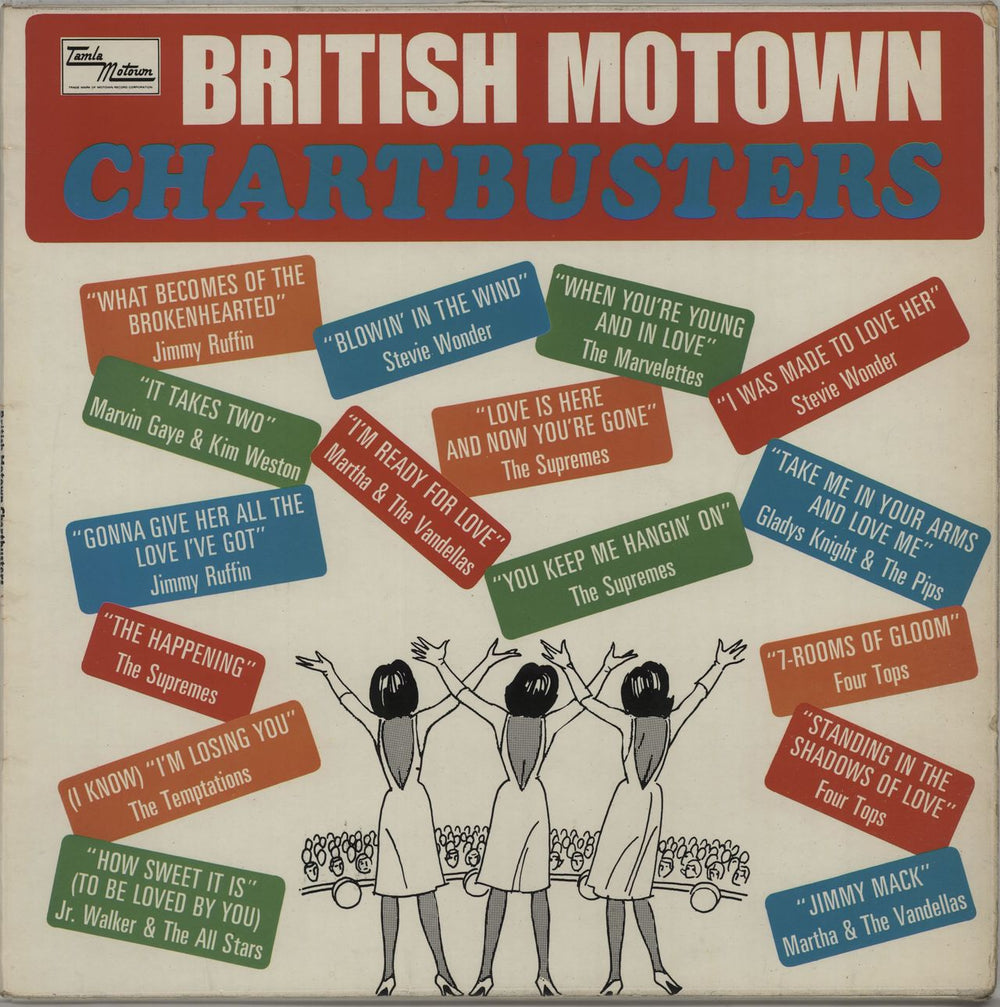 Tamla Motown British Motown Chartbusters - Black vinyl UK vinyl LP album (LP record) STML11055