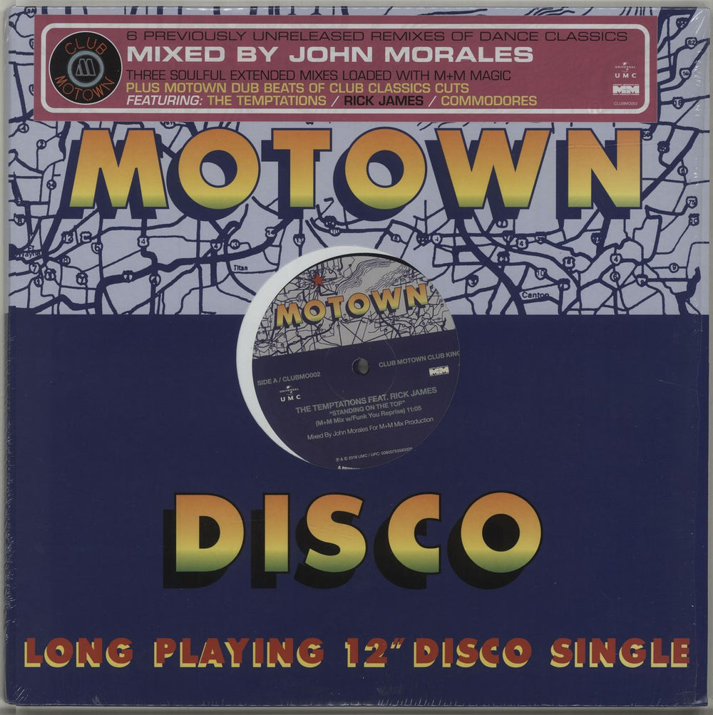 Tamla Motown Club Kings UK 12" vinyl single (12 inch record / Maxi-single) CLUBMO002