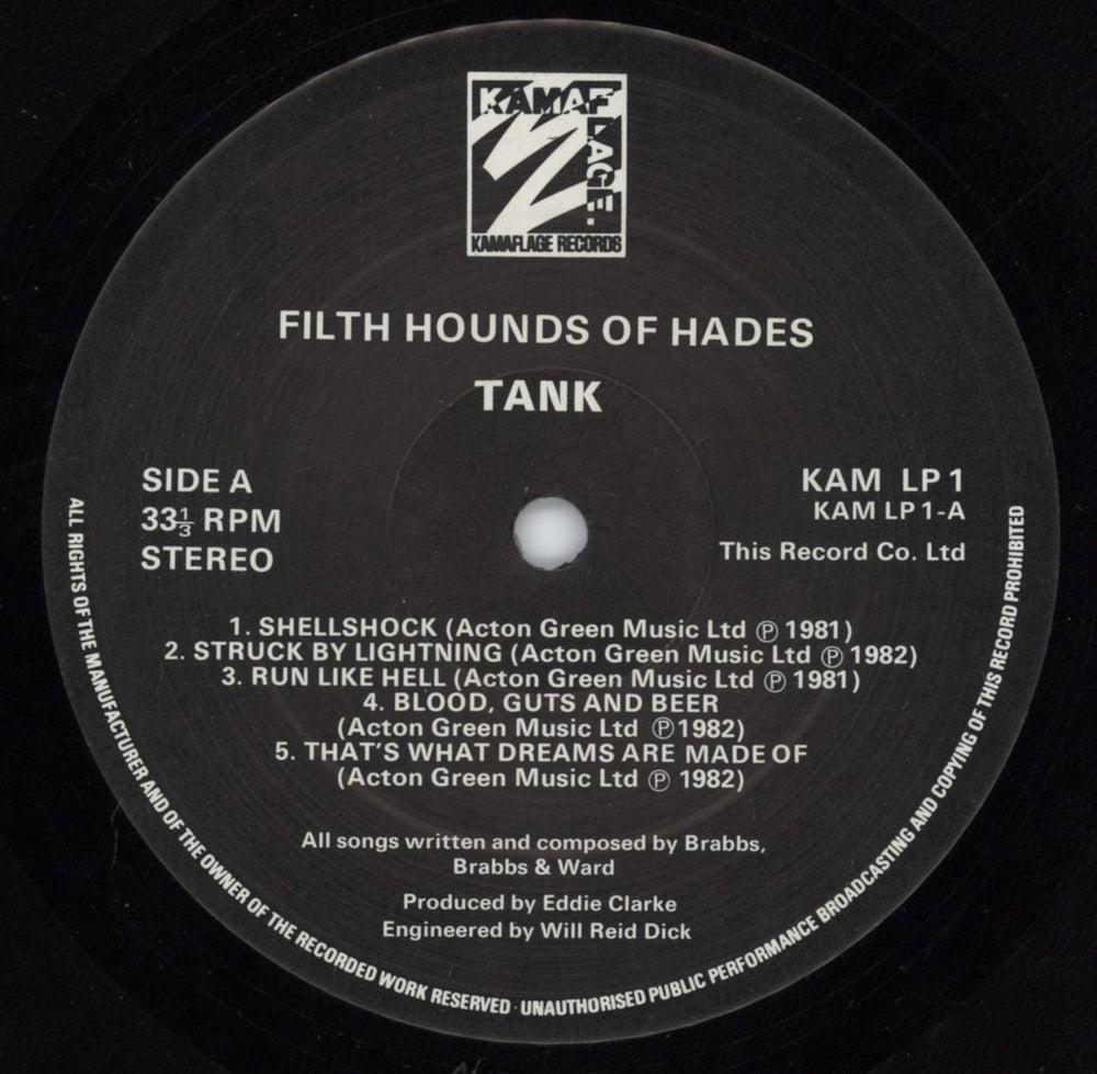 Tank Filth Hounds Of Hades - Open Stickered Shrink + 7