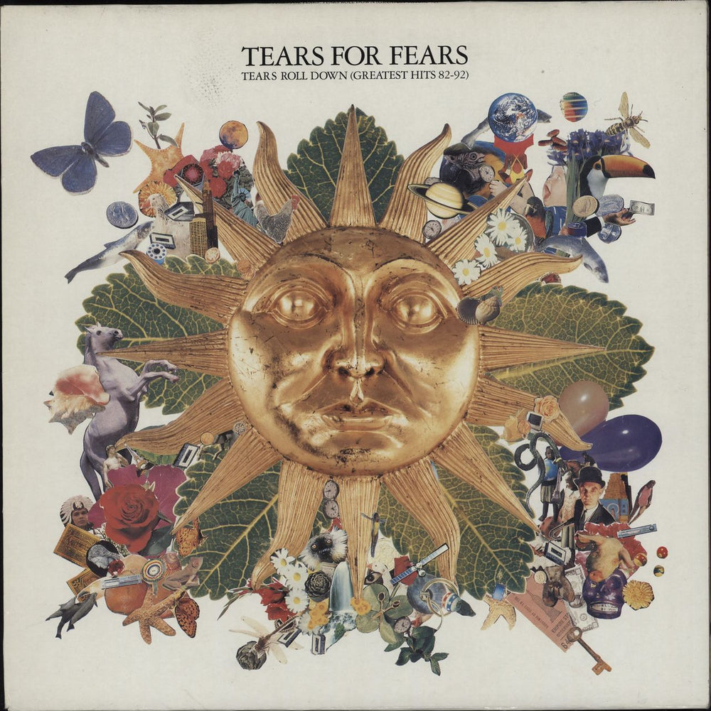 Tears For Fears Tears Roll Down (Greatest Hits 82-92) - EX UK vinyl LP album (LP record) 510939-1