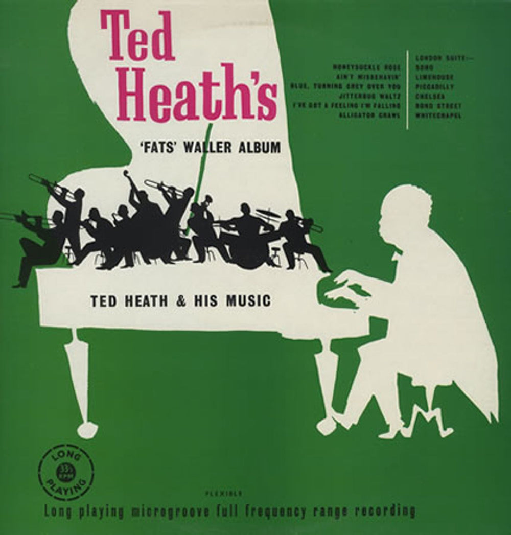 Ted Heath Ted Heath's 'Fats' Waller Album UK vinyl LP album (LP record) JASM2007