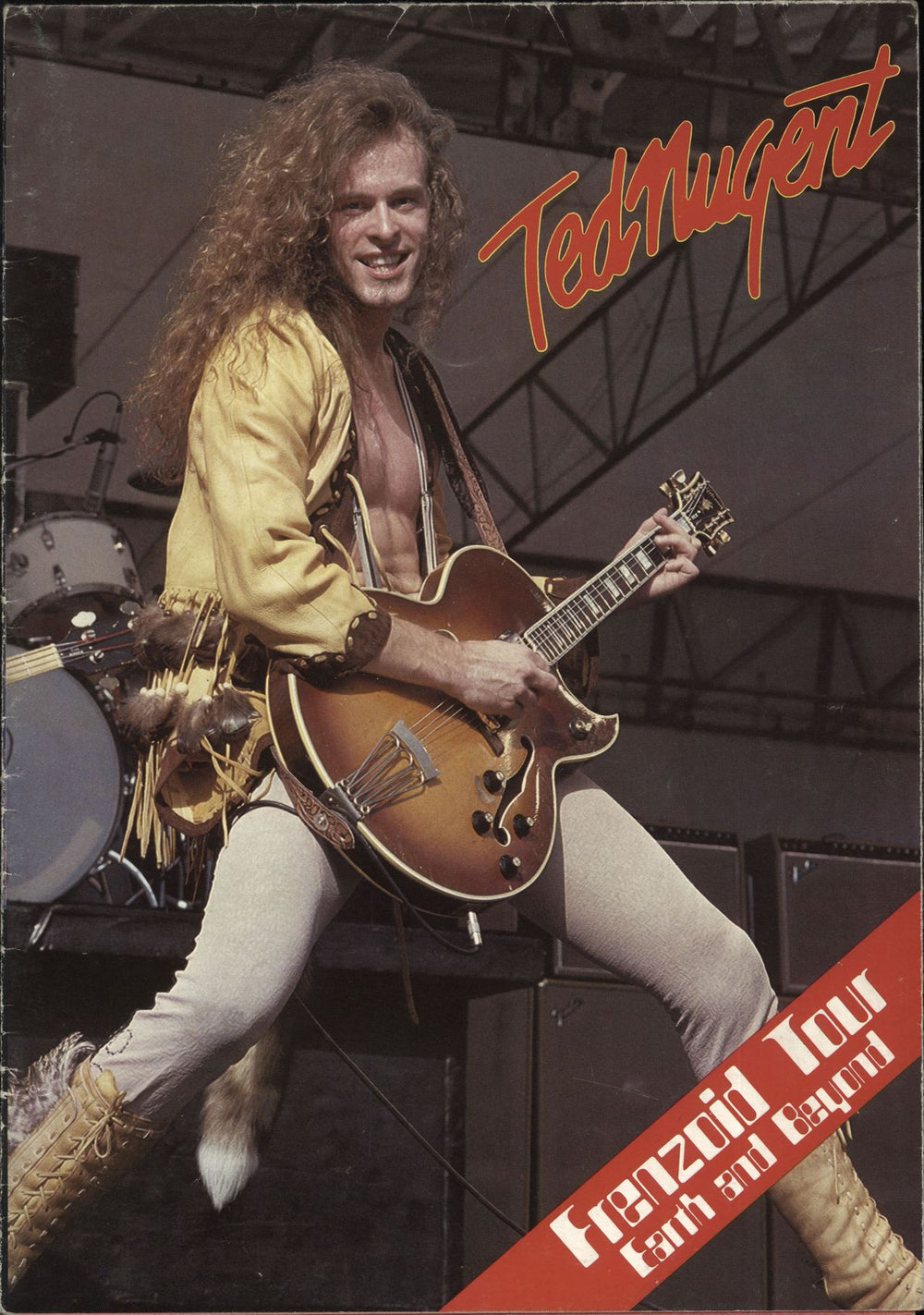 Ted Nugent Frenzoid Tour - EX UK Promo tour programme TOUR PROGRAMME