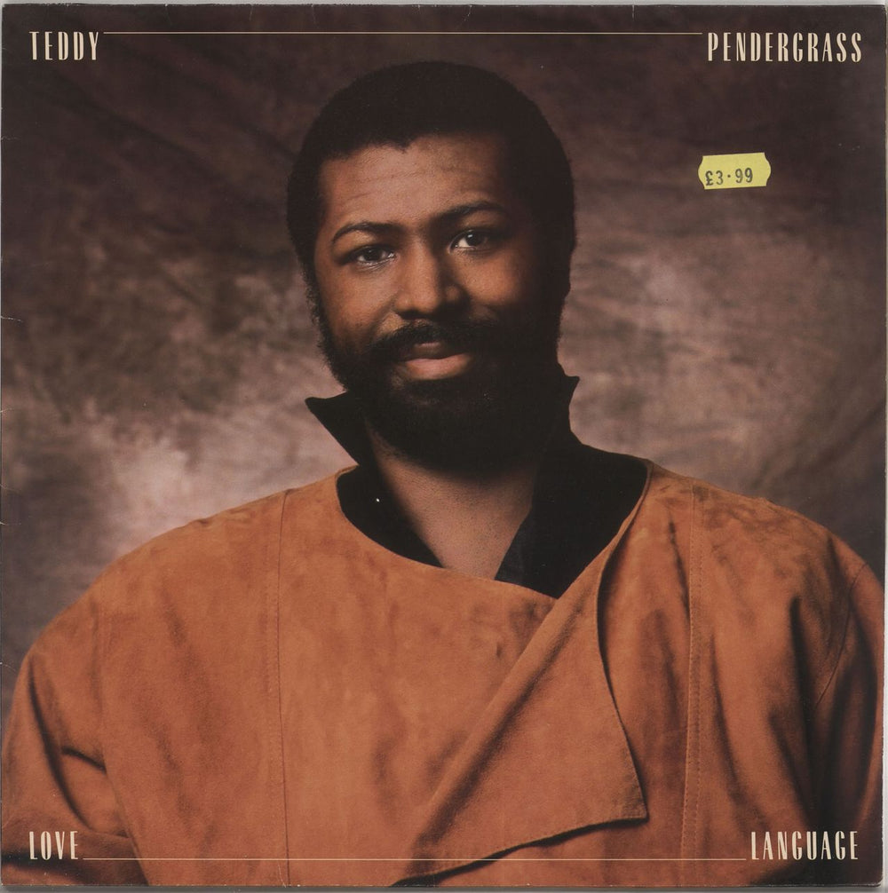 Teddy Pendergrass Love Language German vinyl LP album (LP record) 960-317-1