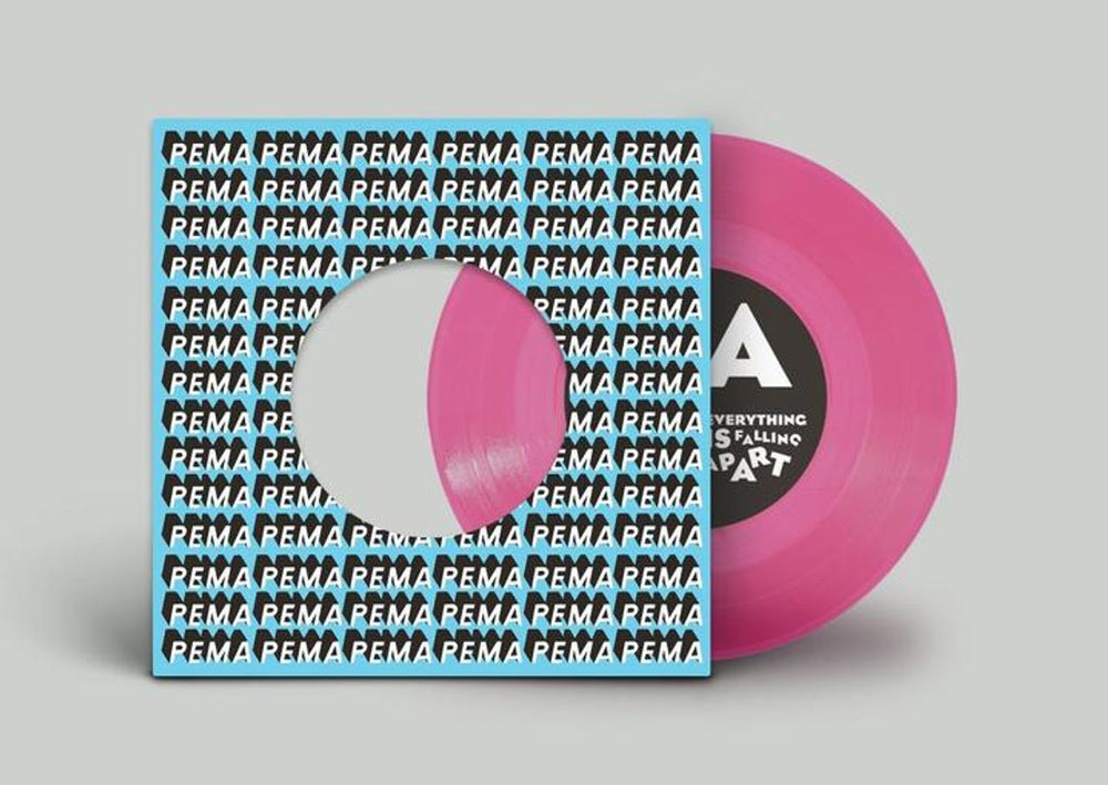 Teenage Fanclub Home/Everything Is Falling Apart - Pink Vinyl UK 7" vinyl single (7 inch record / 45) TFC07HO768324
