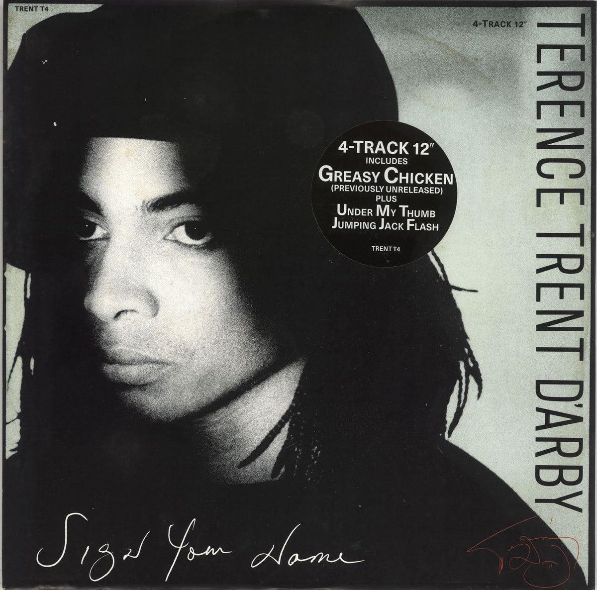 Terence Trent D'Arby Sign Your Name - Stickered Sleeve UK 12