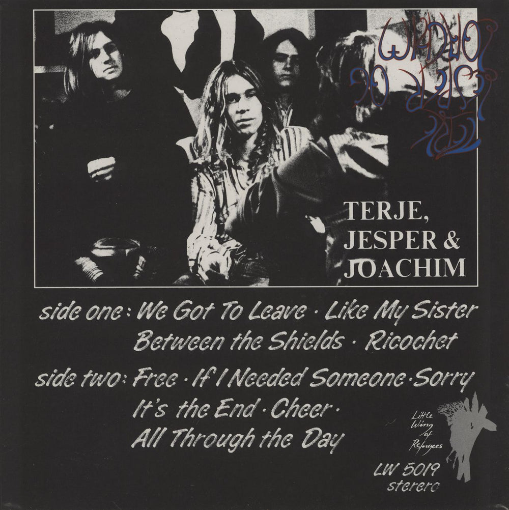 Terje, Jesper & Joachim Terje, Jesper & Joachim - Clear Vinyl German vinyl LP album (LP record)