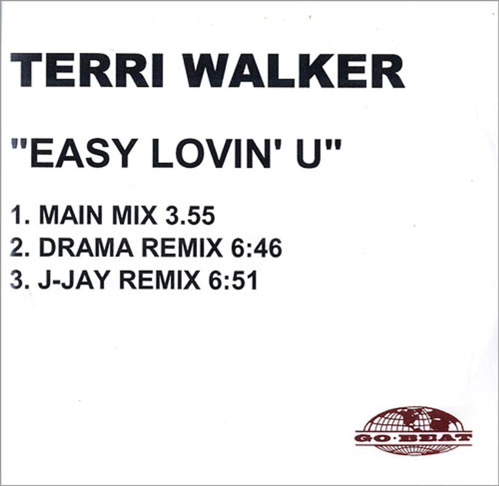 Terri Walker Easy Lovin' U UK Promo CD-R acetate CD-R ACETATE