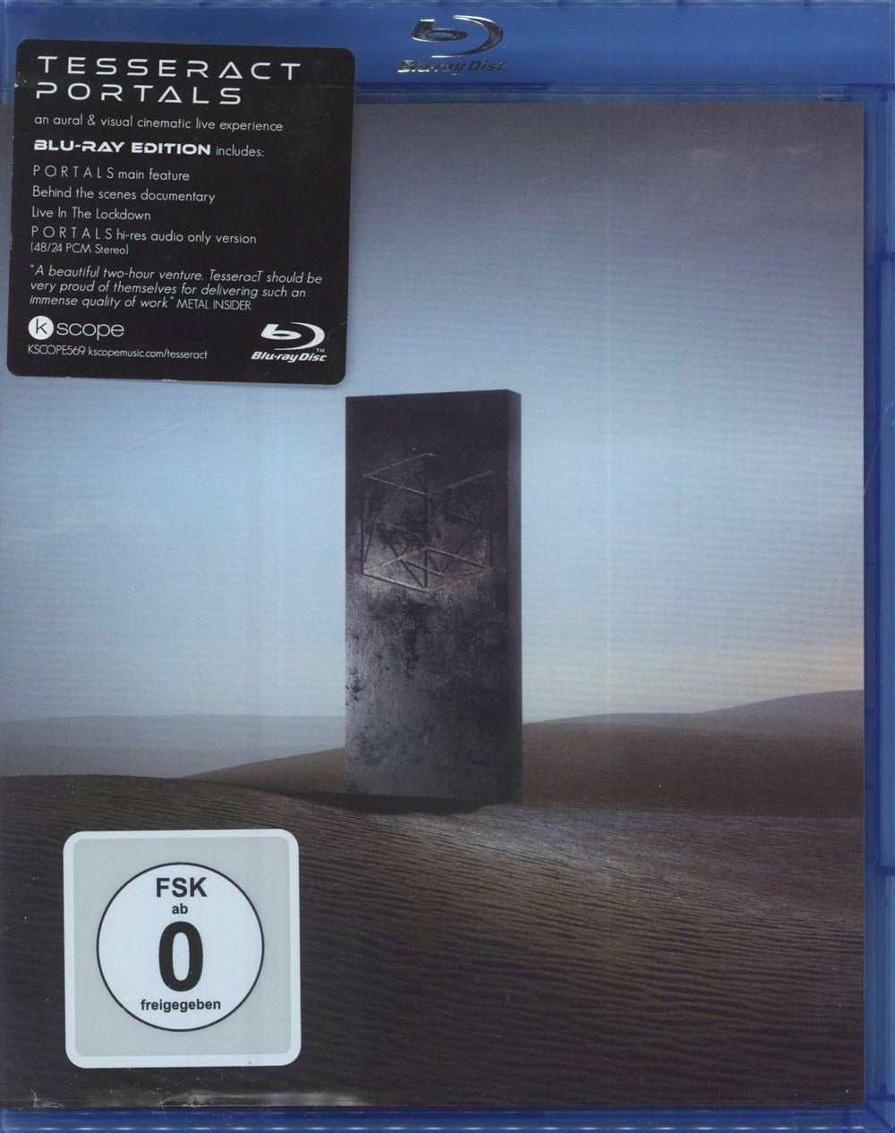 TesseracT Portals UK Blu Ray DVD KSCOPE569