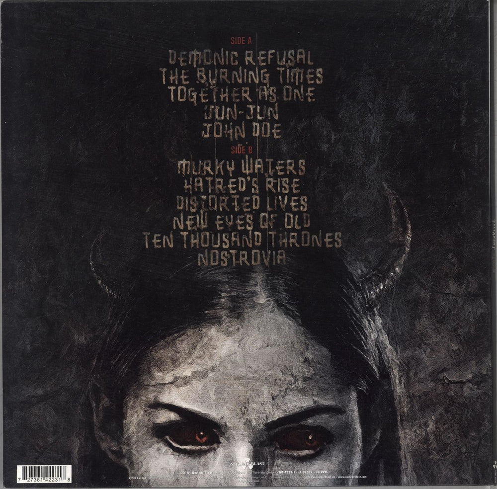 Testament Demonic German vinyl LP album (LP record)