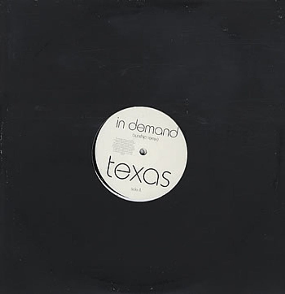 Texas In Demand UK Promo 12" vinyl single (12 inch record / Maxi-single) TXWKE1/TXSUN1