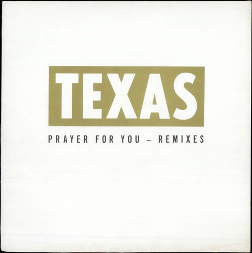 Texas Prayer For You - Remix UK 12" vinyl single (12 inch record / Maxi-single) TEXR412