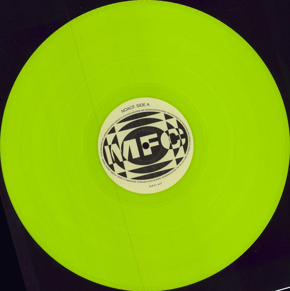 The 1975 Notes On A Conditional Form - Neon Yellow Vinyl + Outer Bag UK 2-LP vinyl record set (Double LP Album) W7H2LNO787784