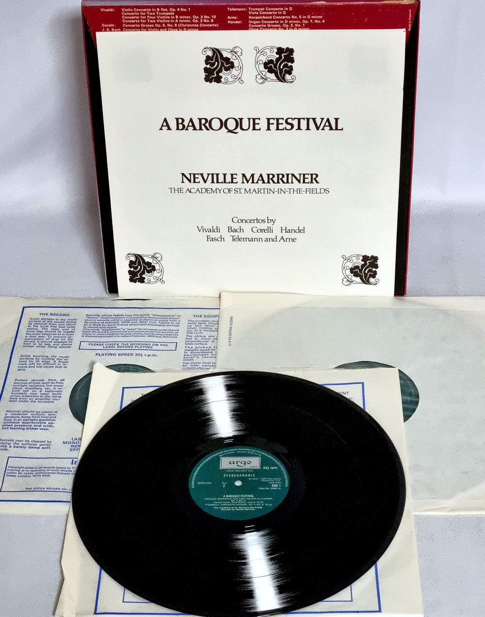 The Academy Of St. Martin-In-The-Fields A Baroque Festival UK Vinyl Box Set U0EVXAB779864