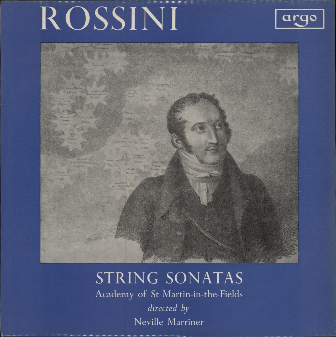 The Academy Of St. Martin-In-The-Fields Rossini String Sonatas - 1st UK vinyl LP album (LP record) ZRG506